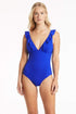 Sea Level Essentials Frill One Piece